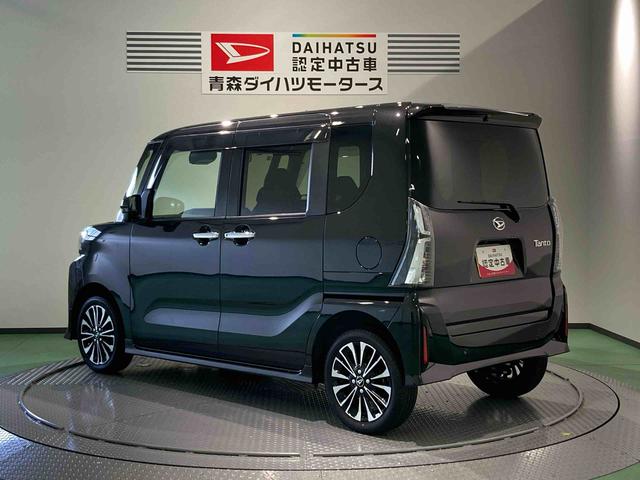 タントカスタムＲＳリミテッドディスプレイオーディオ　下回り防錆済み　前席シートヒーター　パワーウィンドウ　キーフリー　ＥＴＣ　４ＷＤ　スマートキー　ターボ（青森県）の中古車