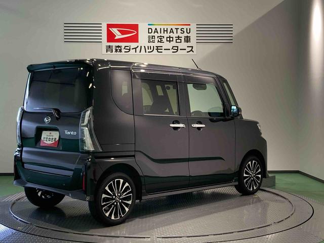 タントカスタムＲＳリミテッドディスプレイオーディオ　下回り防錆済み　前席シートヒーター　パワーウィンドウ　キーフリー　ＥＴＣ　４ＷＤ　スマートキー　ターボ（青森県）の中古車