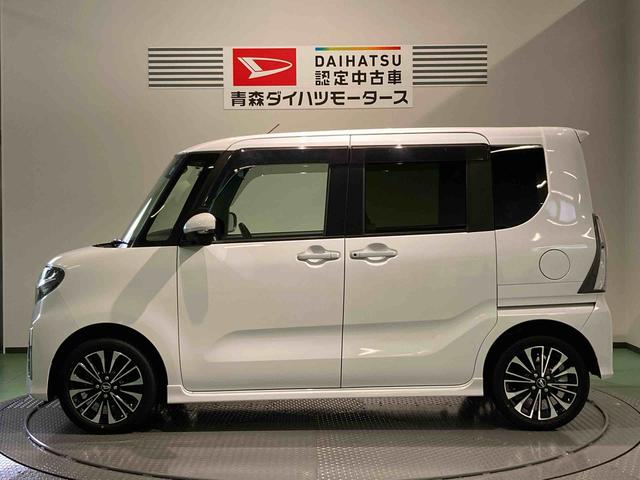 タントカスタムＲＳナビ　前席シートヒーター　パワーウィンドウ　下回り防錆済み　ターボ　４ＷＤ　エアバッグ　スマートキ−　アルミ　キーレス　ＡＢＳ（青森県）の中古車