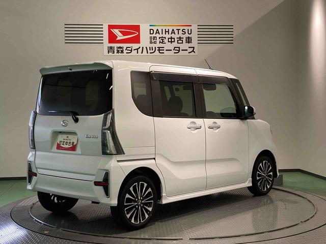タントカスタムＲＳナビ　前席シートヒーター　パワーウィンドウ　下回り防錆済み　ターボ　４ＷＤ　エアバッグ　スマートキ−　アルミ　キーレス　ＡＢＳ（青森県）の中古車