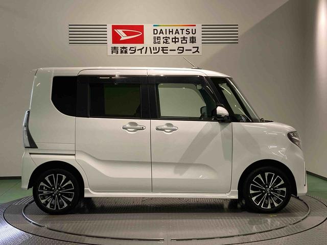 タントカスタムＲＳナビ　前席シートヒーター　パワーウィンドウ　下回り防錆済み　ターボ　４ＷＤ　エアバッグ　スマートキ−　アルミ　キーレス　ＡＢＳ（青森県）の中古車