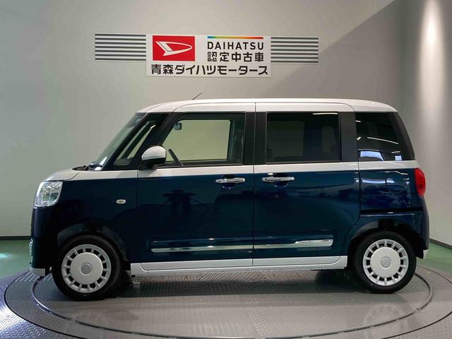 ムーヴキャンバスストライプスＧディスプレイオーディオ　前席シートヒーター　パワーウィンドウ　下回り防錆済み　エアバッグ　スマートキー　キーフリー　４ＷＤ　ＡＢＳ　オートマチックハイビーム（青森県）の中古車