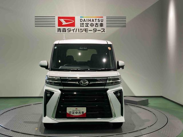 タントカスタムRSナビ 前席シートヒーター パワーウィンドウ 下回り防錆済み レーンアシスト オートマチックハイビーム ターボ 4WD エアバッグ スマートキ− アルミ キーレス ABS(青森県)の中古車