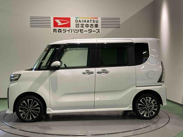 タントカスタムRSナビ 前席シートヒーター パワーウィンドウ 下回り防錆済み レーンアシスト オートマチックハイビーム ターボ 4WD エアバッグ スマートキ− アルミ キーレス ABS(青森県)の中古車