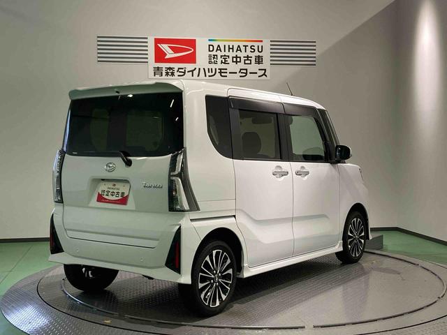 タントカスタムRSナビ 前席シートヒーター パワーウィンドウ 下回り防錆済み レーンアシスト オートマチックハイビーム ターボ 4WD エアバッグ スマートキ− アルミ キーレス ABS(青森県)の中古車