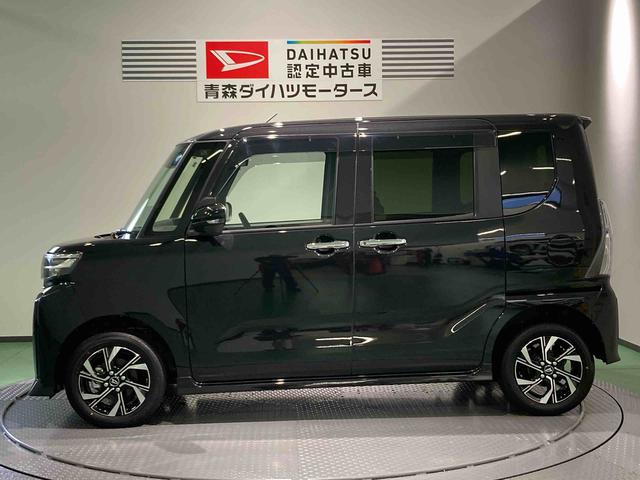タントカスタムＸ下回り防錆済み　前席シートヒーター　オートマチックハイビーム　パワーウィンドウ　アルミ　４ＷＤ　キーフリー　スマートキー　ＡＢＳ　エアバッグ（青森県）の中古車