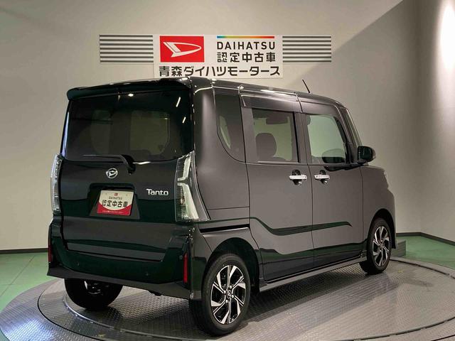 タントカスタムＸ下回り防錆済み　前席シートヒーター　オートマチックハイビーム　パワーウィンドウ　アルミ　４ＷＤ　キーフリー　スマートキー　ＡＢＳ　エアバッグ（青森県）の中古車