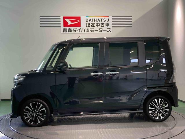 タントカスタムRSリミテッドナビ ETC パワーウィンドウ 前席シートヒーター オートマチックハイビーム 下回り防錆済み キーフリー 4WD スマートキー ターボ(青森県)の中古車