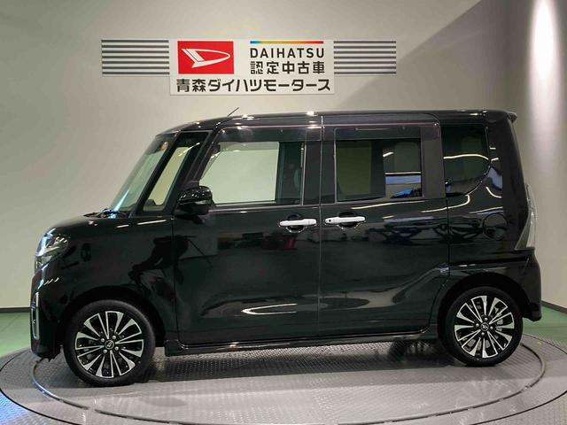 タントカスタムＲＳナビ　ドラレコ　エンスタ　前席シートヒーター　パワーウィンドウ　ＥＴＣ　下回り防錆済み　ターボ　４ＷＤ　エアバッグ　オートハイビーム　スマートキ−　アルミ　キーレス　ＡＢＳ　衝突被害軽減システム（青森県）の中古車