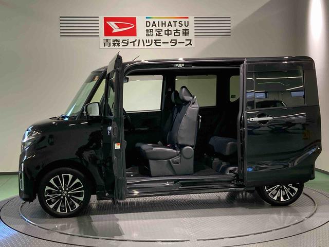タントカスタムＲＳナビ　ドラレコ　エンスタ　前席シートヒーター　パワーウィンドウ　ＥＴＣ　下回り防錆済み　ターボ　４ＷＤ　エアバッグ　オートハイビーム　スマートキ−　アルミ　キーレス　ＡＢＳ　衝突被害軽減システム（青森県）の中古車