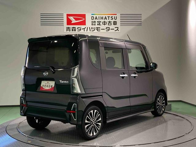 タントカスタムＲＳナビ　ドラレコ　エンスタ　前席シートヒーター　パワーウィンドウ　ＥＴＣ　下回り防錆済み　ターボ　４ＷＤ　エアバッグ　オートハイビーム　スマートキ−　アルミ　キーレス　ＡＢＳ　衝突被害軽減システム（青森県）の中古車