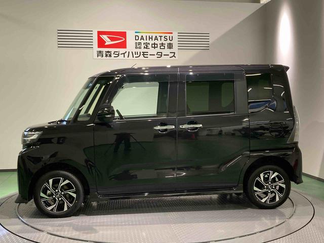 タントカスタムＸ下回り防錆済み　前席シートヒーター　オートマチックハイビーム　パワーウィンドウ　４ＷＤ　キーフリー　アルミ　スマートキー　ＡＢＳ　エアバッグ（青森県）の中古車