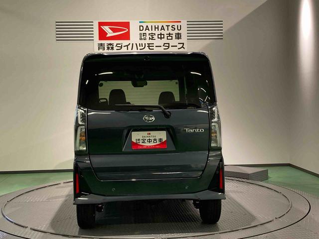 タントカスタムＲＳリミテッドＥＴＣ　アルミ　前席シートヒーター　パワーウィンドウ　下回り防錆済み　レーンアシスト　キーフリー　４ＷＤ　スマートキー　ターボ　衝突被害軽減装置　オートマチックハイビーム（青森県）の中古車