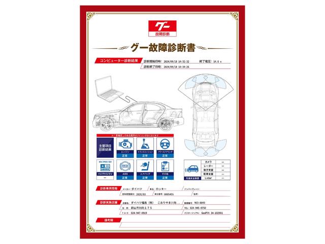 ロッキーＧ運転席エアバッグ・助手席エアバッグ・サイドエアバッグ・ＡＢＳ（アンチロックブレーキ）・トラクションコントロール・前席シートベルトプリテンショナー・前席シートベルトフォースリミッター／標準（福島県）の中古車