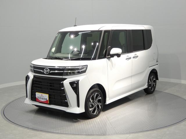 タントカスタムＸ４ＷＤ　スマートアシスト　ＬＥＤヘッドライト　オートエアコン　両側パワースライドドアシートヒーター　キーフリー　１４インチアルミホイール　コーナーセンサー（岩手県）の中古車