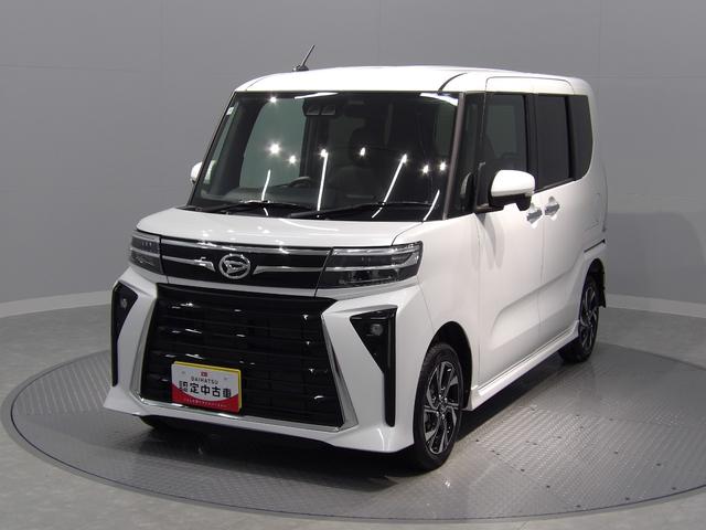 タントカスタムＸ４ＷＤ　スマートアシスト　両側パワースライドドア　ＬＥＤヘッドランプ　純正１４インチアルミ　プッシュスタート　オートエアコン　キーレス　シートヒーター　盗難防止システム（岩手県）の中古車