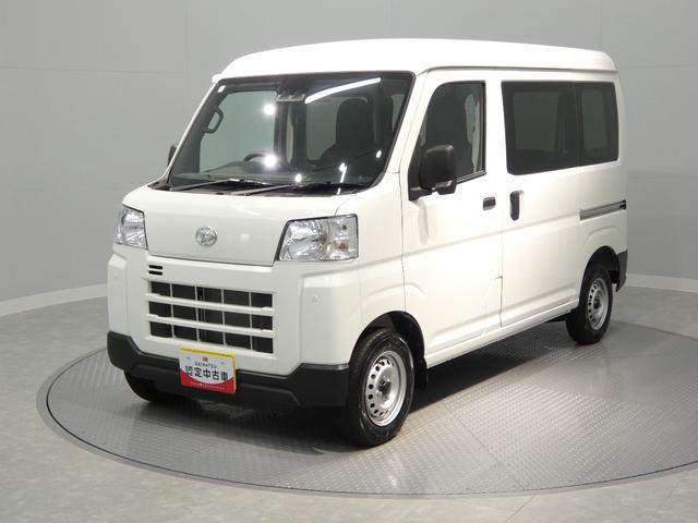 ハイゼットカーゴDXパートタイム4WD リヤヒーター スマートアシスト キーレス AMFMラジオ オーバーヘッドシェルフ クリアランスソナー 荷室作業灯(岩手県)の中古車