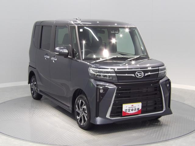 タントカスタムＸ４ＷＤ　ミラクルオープンドア　両側パワースライドドア　両席シートヒーター　電子パーキング　オートホールド　ＬＥＤヘッドライト　１４インチＡＷ　プッシュスタート（岩手県）の中古車