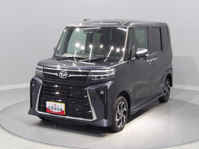 タントカスタムＸ４ＷＤ　ミラクルオープンドア　両側パワースライドドア　両席シートヒーター　電子パーキング　オートホールド　ＬＥＤヘッドライト　１４インチＡＷ　プッシュスタート（岩手県）の中古車