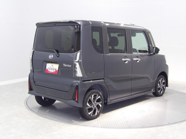 タントカスタムＸ４ＷＤ　ミラクルオープンドア　両側パワースライドドア　両席シートヒーター　電子パーキング　オートホールド　ＬＥＤヘッドライト　１４インチＡＷ　プッシュスタート（岩手県）の中古車
