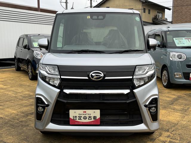 タントカスタムＸ４ＷＤ　ワンオーナー　ＬＥＤヘッドライト　両側電動スライドドア　禁煙車　記録簿　認定中古車　レーンアシスト　オートマチックハイビーム　クリアランスソナー　衝突回避支援システム搭載車（島根県）の中古車