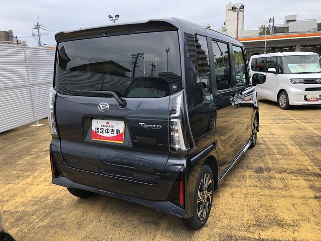 タントカスタムＸＬＥＤヘッドライト　両側パワースライドドア　クリアランスソナー　運転席／助手席シートヒーター　禁煙車　記録簿　認定中古車　レーンアシスト　オートマチックハイビーム　衝突回避支援システム搭載車（島根県）の中古車