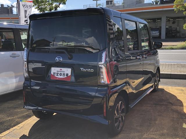 タントカスタムＸＬＥＤヘッドライト　クリアランスソナー　両側パワースライドドア　運転席／助手席シートヒーター　禁煙車　記録簿　認定中古車　レーンアシスト　オートマチックハイビーム　衝突回避支援システム搭載車（島根県）の中古車