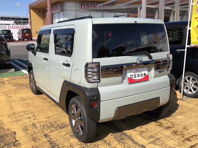 タフトＧ　ダーククロムベンチャーＬＥＤヘッドライト　ガラスルーフ　運転席／助手席シートヒーター　コーナーセンサー　禁煙車　記録簿　認定中古車　レーンアシスト　オートマチックハイビーム　衝突回避支援システム搭載車（島根県）の中古車