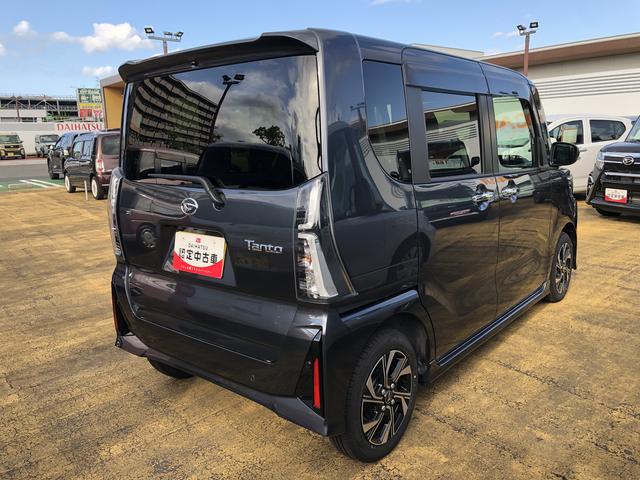 タントカスタムＸＬＥＤヘッドライト／フォグランプ　コーナーセンサー　両側パワースライドドア　運転席／助手席シートヒーター　禁煙車　記録簿　認定中古車　レーンアシスト　　衝突回避支援システム搭載車（島根県）の中古車