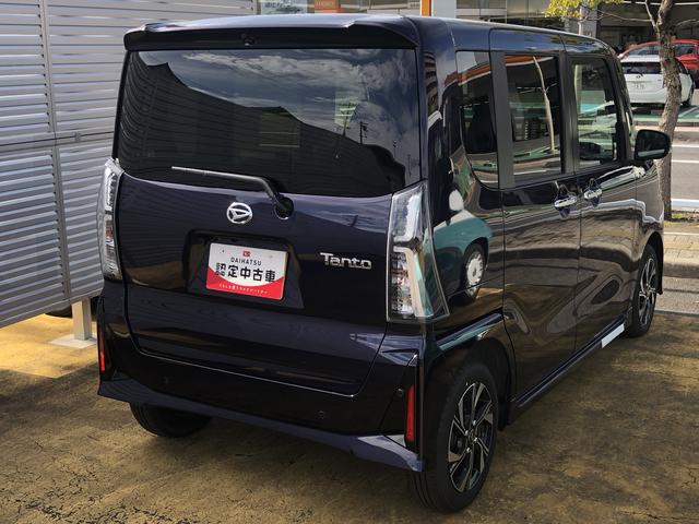 タントカスタムＸＬＥＤヘッドライト／フォグランプ　コーナーセンサー　両側パワースライドドア　運転席／助手席シートヒーター　禁煙車　記録簿　認定中古車　レーンアシスト　衝突回避支援システム搭載車（島根県）の中古車