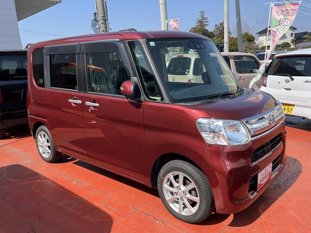タントG SAIIIワンオーナー 両側電動スライドドア 運転席シートヒーター プッシュスタート 禁煙車 記録簿 認定中古車 レーンアシスト オートマチックハイビーム 衝突回避支援システム搭載車(島根県)の中古車