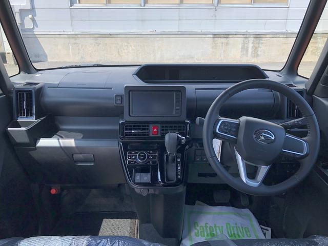 タントカスタムＲＳワンオーナー　ＬＥＤヘッドライト　ターボ　クリアランスソナー　前席シートヒーター　ナビゲーション　禁煙車　記録簿　認定中古車　レーンアシスト　オートマチックハイビーム　衝突回避支援システム搭載車（島根県）の中古車