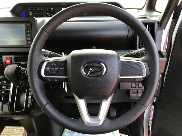 タントカスタムＲＳワンオーナー　ＬＥＤヘッドライト　ターボ　クリアランスソナー　前席シートヒーター　ナビゲーション　禁煙車　記録簿　認定中古車　レーンアシスト　オートマチックハイビーム　衝突回避支援システム搭載車（島根県）の中古車