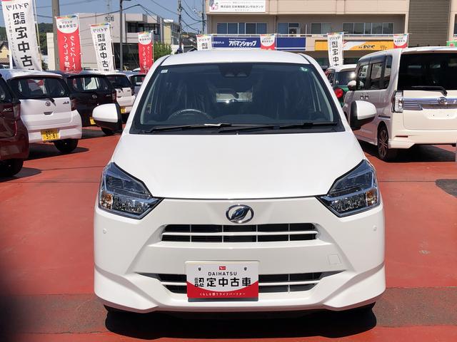 ミライースＸ　ＳＡIIIＬＥＤヘッドライト　クリアランスソナー　禁煙車　記録簿　認定中古車　レーンアシスト　オートマチックハイビーム　　衝突回避支援システム搭載車（島根県）の中古車