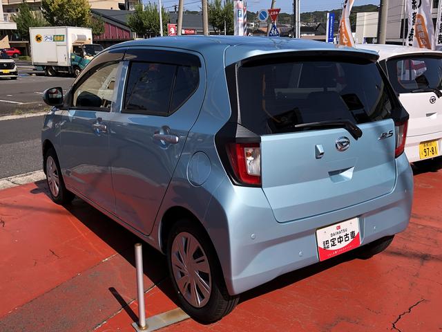 ミライースＸ　ＳＡIIIＬＥＤヘッドライト　コーナーセンサー　禁煙車　記録簿　認定中古車　レーンアシスト　オートマチックハイビーム　衝突回避支援システム搭載車（島根県）の中古車