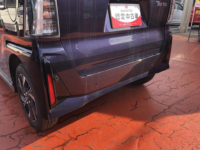 タントカスタムＸＬＥＤヘッドライト／フォグランプ　コーナーセンサー　運転席／助手席シートヒーター　両側パワ−スライドドア　禁煙車　記録簿　認定中古車　レーンアシスト　衝突回避支援システム搭載車（島根県）の中古車