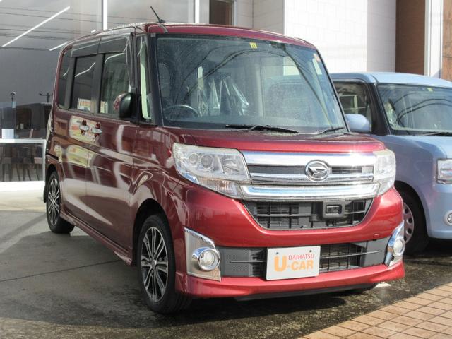 タントカスタムｒｓ ｓａワンオーナー ｌｅｄヘッドライト プッシュボタンスタート スマートキー 両側パワースライドドア ナビゲーション 純正アルミ ターボ 衝突回避支援システム搭載車 島根県 の中古車情報 ダイハツ公式 U Catch