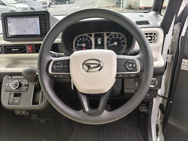 ムーヴキャンバスストライプスＧターボ４ＷＤ　　ワンオーナー　ツートンカラー　ＬＥＤヘッドライト　ナビゲーション　ドライブレコーダー　ＥＴＣ両側パワースライドドア　クリアランスソナー　前席シートヒーター　禁煙車　記録簿　認定中古車（島根県）の中古車