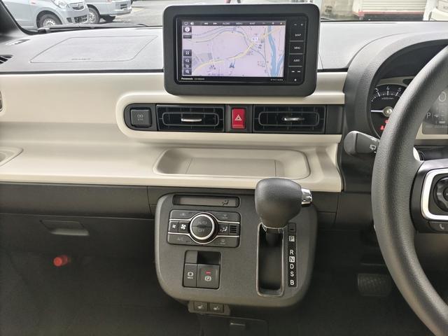 ムーヴキャンバスストライプスＧターボ４ＷＤ　　ワンオーナー　ツートンカラー　ＬＥＤヘッドライト　ナビゲーション　ドライブレコーダー　ＥＴＣ両側パワースライドドア　クリアランスソナー　前席シートヒーター　禁煙車　記録簿　認定中古車（島根県）の中古車