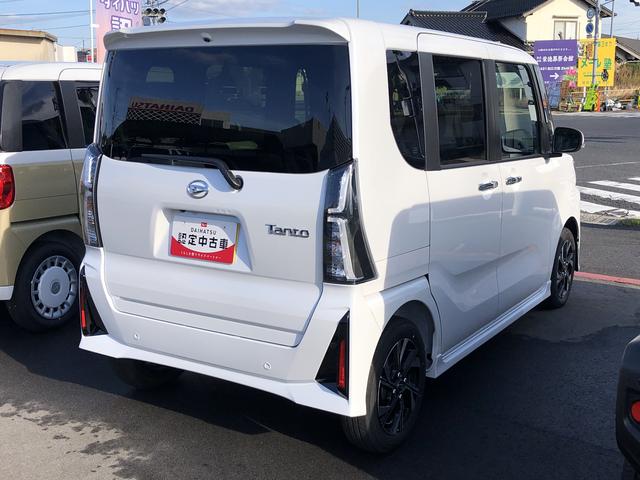 タントカスタムＸＬＥＤヘッドライト／フォグランプ　コーナーセンサー　両側パワ−スライドドア　運転席／助手席シートヒーター　記録簿　禁煙車　認定中古車　レーンアシスト　　衝突回避支援システム搭載車（島根県）の中古車