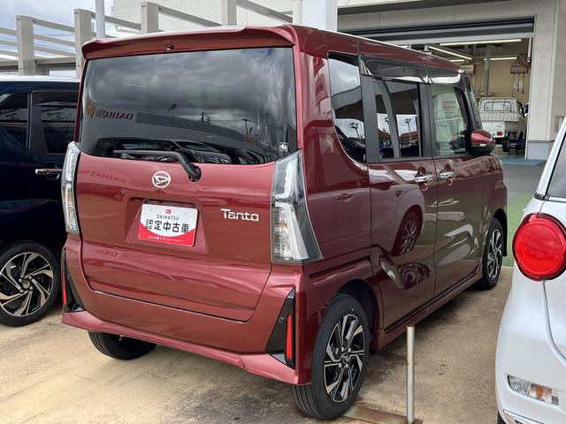 タントカスタムＸＬＥＤヘッドライト　両側パワースライドドア　クリアランスソナー　前席シートヒーター　禁煙車　記録簿　認定中古車　レーンアシスト　オートマチックハイビーム　衝突回避支援システム搭載車（島根県）の中古車