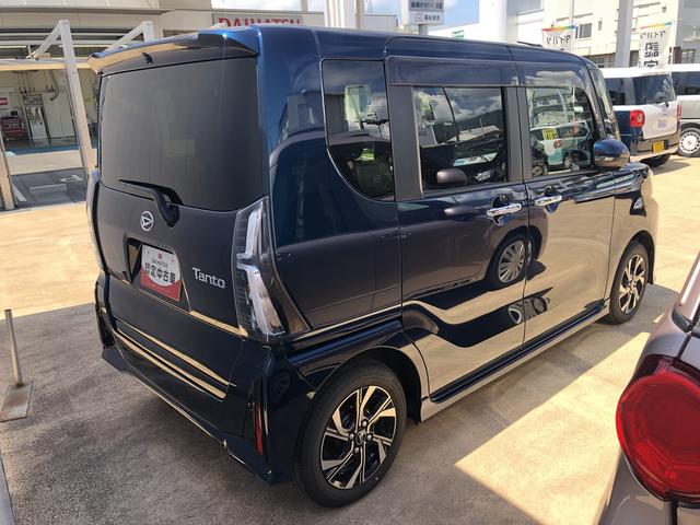 タントカスタムＸＬＥＤヘッドライト　両側パワースライドドア　クリアランスソナー　運転席／助手席シートヒーター　禁煙車　記録簿　認定中古車　レーンアシスト　オートマチックハイビーム　衝突回避支援システム搭載車（島根県）の中古車