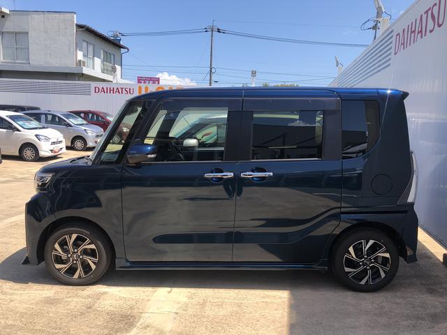 タントカスタムＸＬＥＤヘッドライト　両側パワースライドドア　クリアランスソナー　運転席／助手席シートヒーター　禁煙車　記録簿　認定中古車　レーンアシスト　オートマチックハイビーム　衝突回避支援システム搭載車（島根県）の中古車