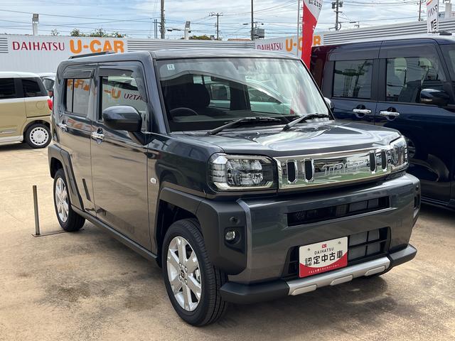 タフトG クロムベンチャーLEDヘッドライト/フォグランプ コーナーセンサー ガラスルーフ 運転席/助手席シートヒーター 禁煙車 記録簿 認定中古車 レーンアシスト オートマチックハイビーム 衝突回避支援システム搭載車(島根県)の中古車