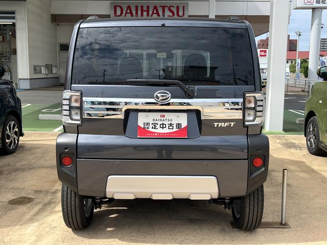 タフトG クロムベンチャーLEDヘッドライト/フォグランプ コーナーセンサー ガラスルーフ 運転席/助手席シートヒーター 禁煙車 記録簿 認定中古車 レーンアシスト オートマチックハイビーム 衝突回避支援システム搭載車(島根県)の中古車