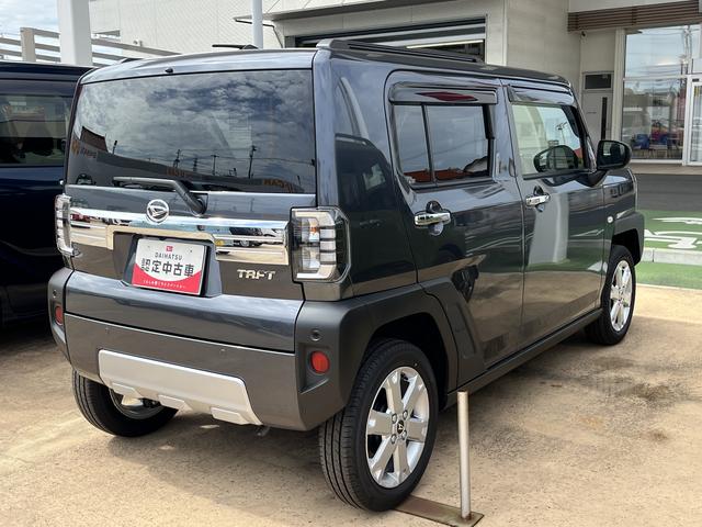 タフトG クロムベンチャーLEDヘッドライト/フォグランプ コーナーセンサー ガラスルーフ 運転席/助手席シートヒーター 禁煙車 記録簿 認定中古車 レーンアシスト オートマチックハイビーム 衝突回避支援システム搭載車(島根県)の中古車