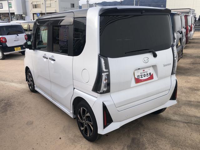 タントカスタムXツートンカラー LEDヘッドライト/フォグランプ コーナーセンサー 両側パワ−スライドドア 運転席/助手席シートヒーター 禁煙車 記録簿 認定中古車 レーンアシスト 衝突回避支援システム搭載車(島根県)の中古車