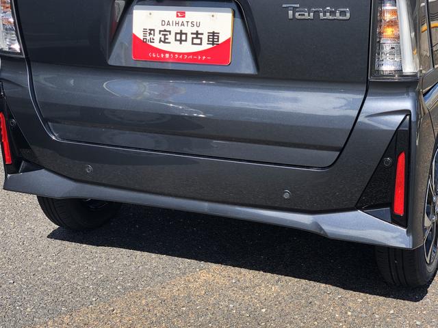 タントカスタムＸＬＥＤヘッドライト　クリアランスソナー　両側パワースライドドア　運転席／助手席シートヒーター　禁煙車　記録簿　認定中古車　レーンアシスト　オートマチックハイビーム　衝突回避支援システム搭載車（島根県）の中古車