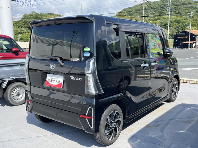 タントカスタムＸワンオーナー　９インチナビ　ドライブレコーダー　ＥＴＣ　ＬＥＤヘッドライト　クリアランスソナー　前席シートヒーター　禁煙車　記録簿　認定中古車　レーンアシスト　　衝突回避支援システム搭載車（島根県）の中古車
