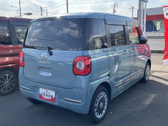 ムーヴキャンバスセオリーＧＬＥＤヘッドライト／フォグランプ　コーナーセンサー　運転席／助手席シートヒーター　禁煙車　記録簿　認定中古車　衝突回避支援システム搭載車（島根県）の中古車